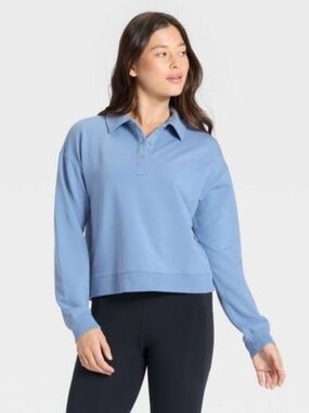 All In Motion - Women's Modal French Terry Polo Sweatshirt